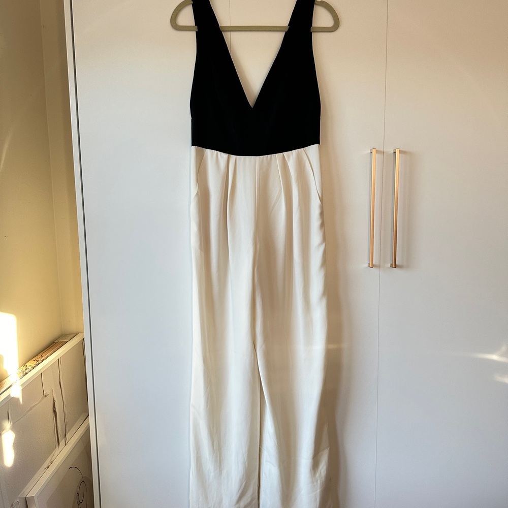Jill Stuart Black & White Jumpsuit